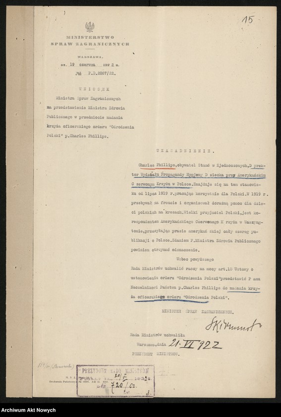 image.from.unit.number "Życzenia, kondolencje…, odznaczenia cudzoziemców"