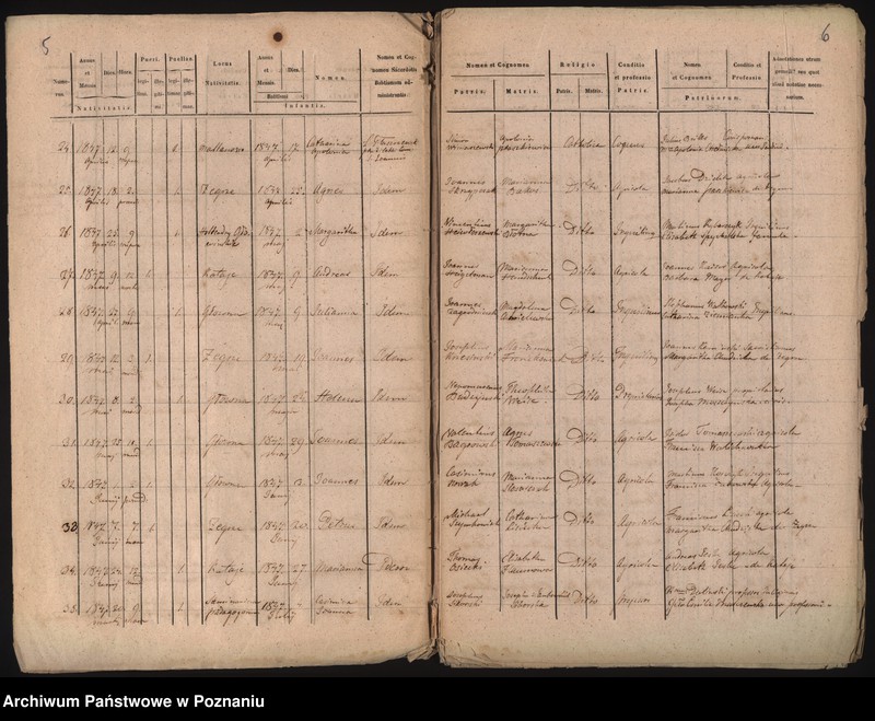 Obraz 5 z jednostki "Księga urodzeń, małżeństw i zgonów"