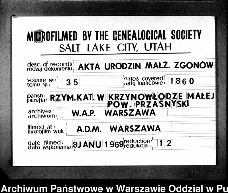 image.from.unit.number "Akta urodzeń, małżeństw i zgonów"