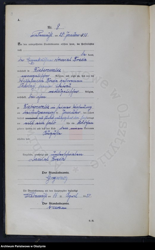 image.from.unit.number "Geburts-Neben-Register Nr 1 - 167"