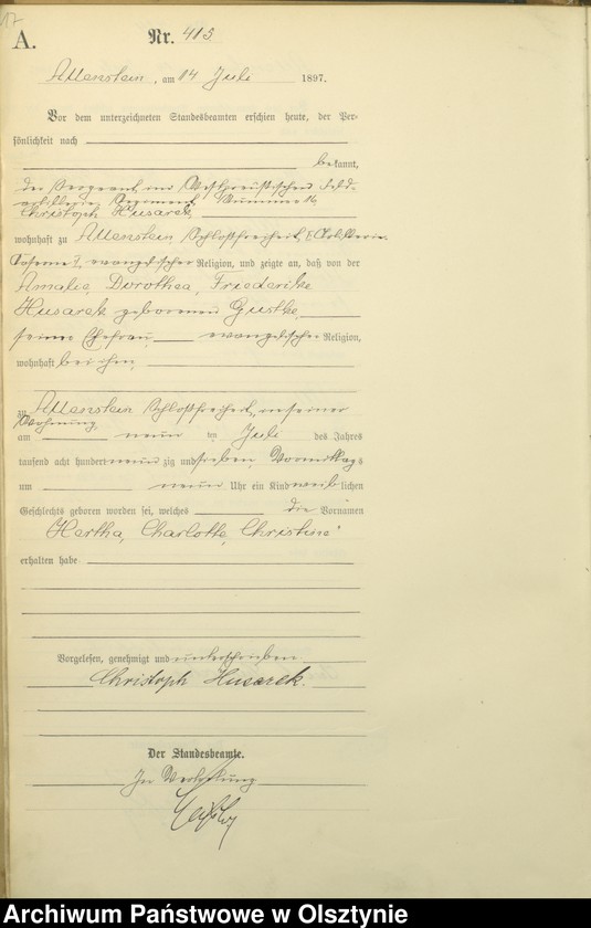 image.from.unit.number "Geburts-Haupt-Register Tom II,Nr 400 - 789"