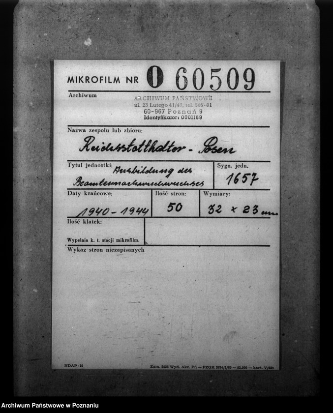 Obraz 2 z jednostki "Ausbildung des Beamtennachwuchses"