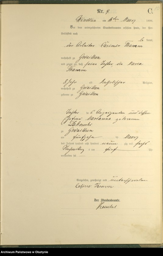 image.from.unit.number "Sterbe-Haupt-Register Nr 1 - 50"