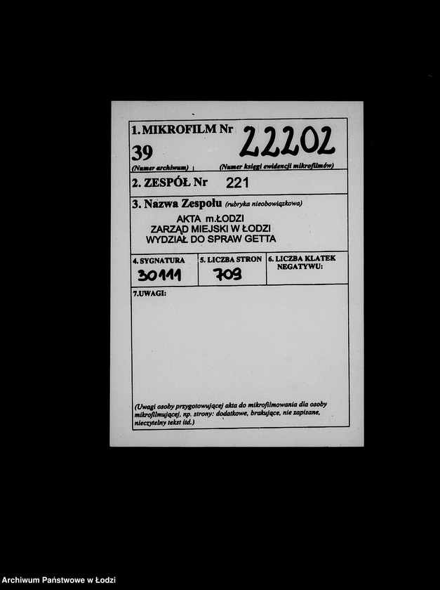 image.from.unit.number "Aufträge, [Lieferscheinen und Rechnungen] 16791-16840 [Dostawa żywności do Getta]"