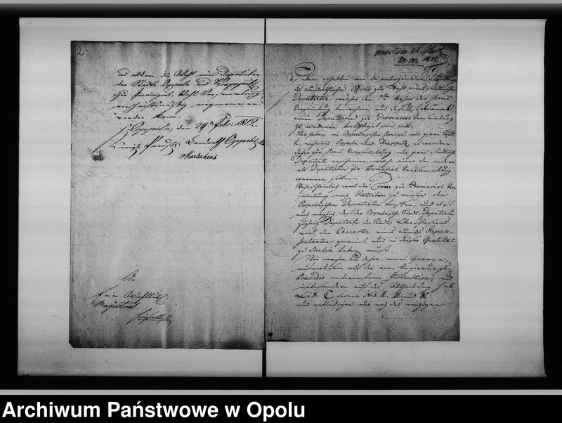 Obraz 6 z jednostki "Acta des Magistrats zu Oppeln betr[effend] die Wahl eines Deputirten zur Provinzial Kriegs Schulden Regulirungs Commission Vol. I de anno 1812"