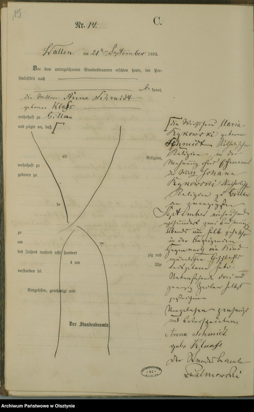 image.from.unit.number "Sterbe-Haupt-Register Nr 1 - 30"