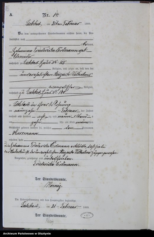image.from.unit.number "Geburts-Neben-Register Nr 1 - 105"