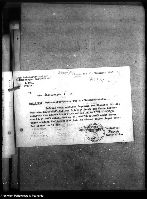 Obraz 14 z jednostki "Verwaltungsangelegenheiten der Abteilung VII A."