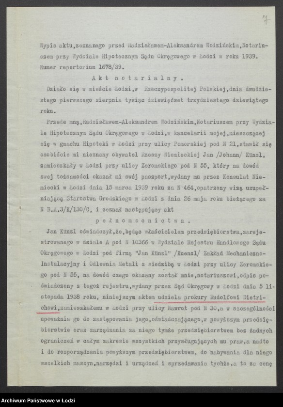 Obraz 9 z jednostki "Jan Kuenzl – zakład instalacyjno-mechaniczny i odlewnia metali"