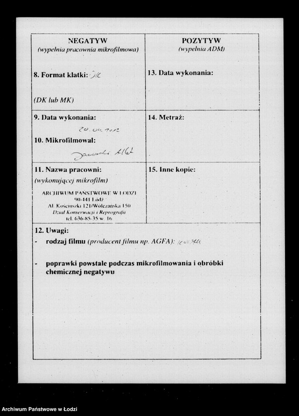 Obraz 3 z jednostki "Akta tyczące się egzekwowania należytości pocztowych"