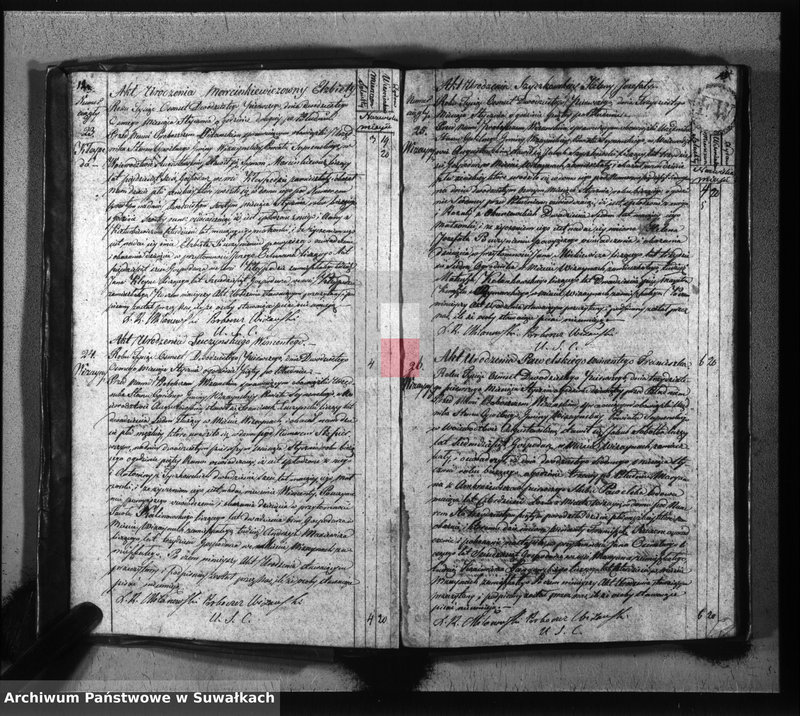 image.from.unit.number "Akta urodzonych gminy wiżańskiey obwodu seyneńskiego, w województwie augustowskim od dnia 1-go stycznia do dnia ostatniego grudnia 1821 roku"