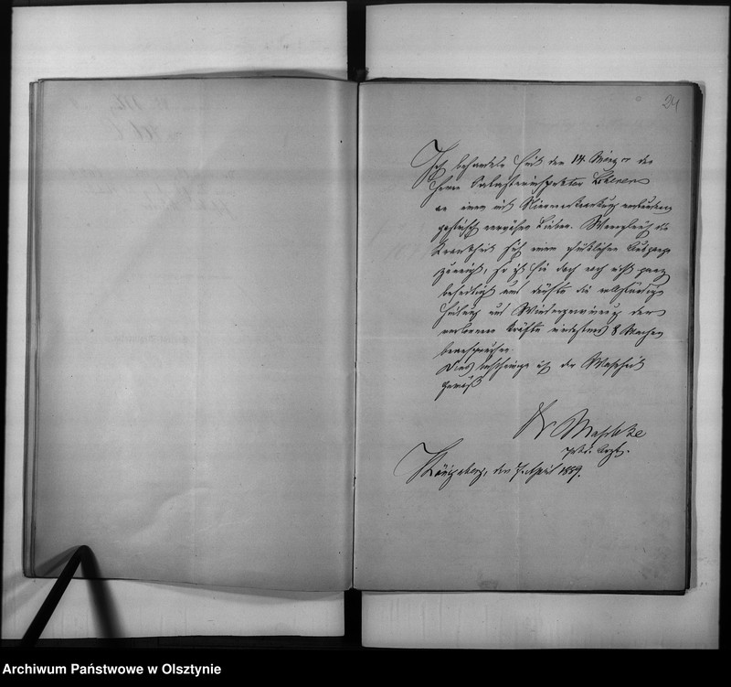image.from.unit.number "Zwieten Kataster Insopektor Scherer [Franz], von 1. April 1890 erster Kataster Insopektor, 8. Dezember 1890 Steuerrath"