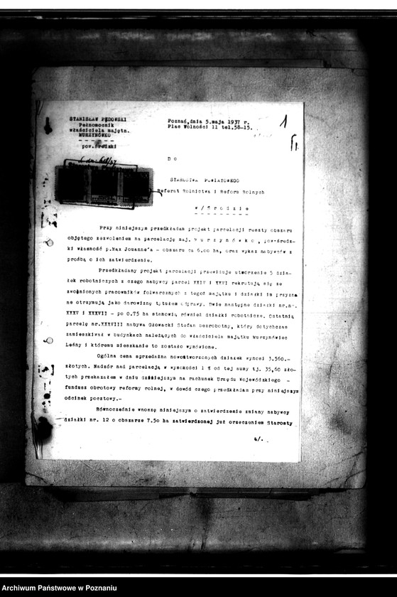 Obraz 6 z jednostki "/Parcelacje majątku Murzynówko powiat średzki/"