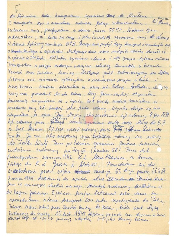 Obraz 14 z jednostki "Relacje i wspomnienia dotyczące powstania wielkopolskiego: 1. Poznań, część lll /autorzy relacji - N/."