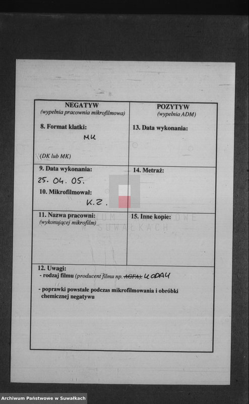 image.from.unit.number "Nastojaščaja Kniga nazyvaemja Duplikatam, dlja zapisyvanîja Aktov Graždanskago Sostojanija roždenii, brakosočetanii i smerti Pržerasl