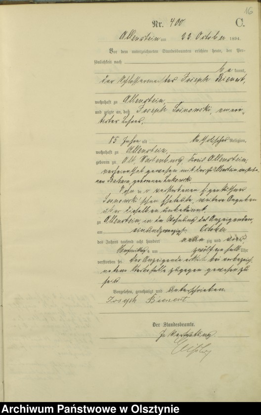 image.from.unit.number "Sterbe-Haupt-Register Tom II,Nr 386 - 494"