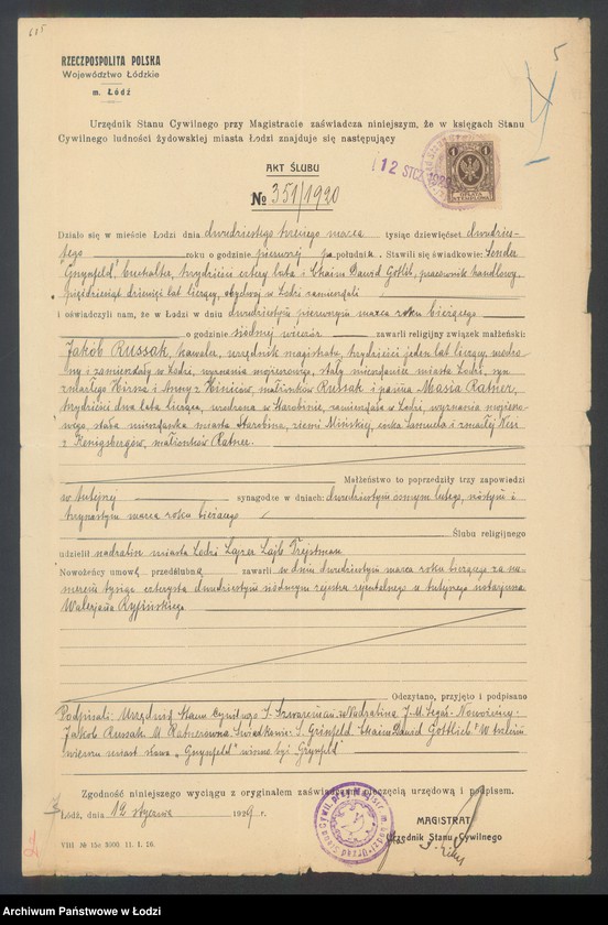 Obraz 7 z jednostki "Jakób Rusak – komisowe biuro zakupów I sprzedaż wszelkich towarów"