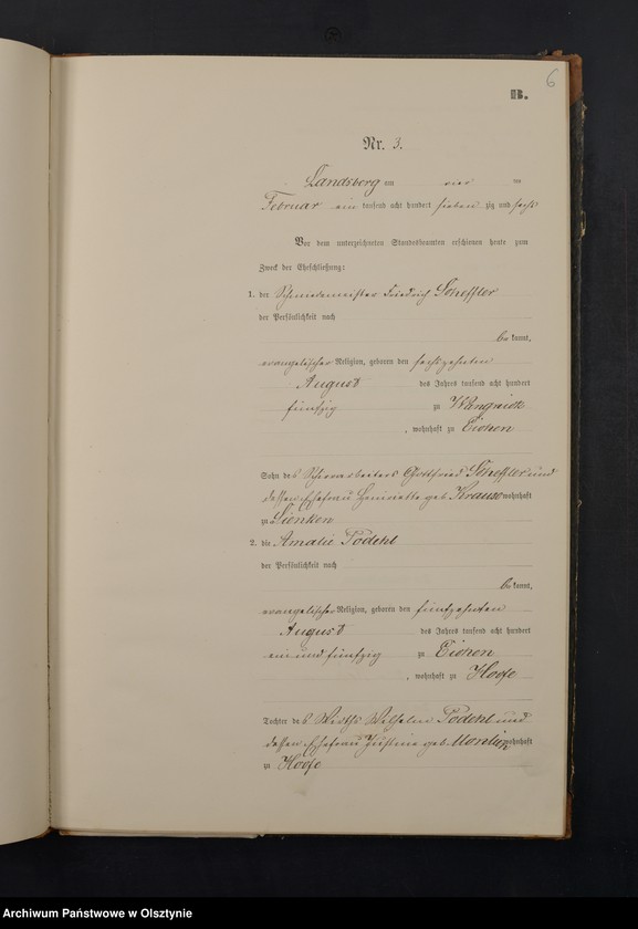 image.from.unit.number "Heiraths-Neben-Register Nr 1 - 21"