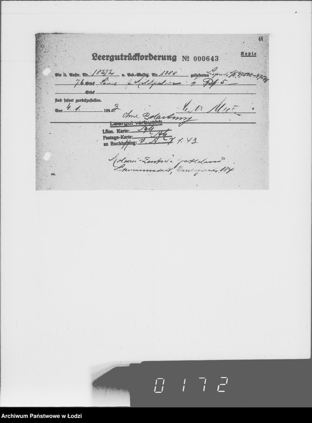 Obraz 15 z jednostki "Lebensmitteleinkauf. Aufträge, [Lieferscheinen und Rechnungen] 18291-18370"