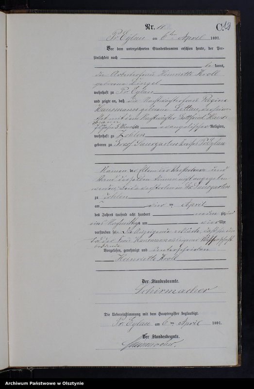image.from.unit.number "Sterbe-Neben-Register Nr 1 - 23"