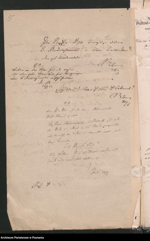 Obraz 9 z jednostki "A. betr. den Literaten Josef Andrzejewski"