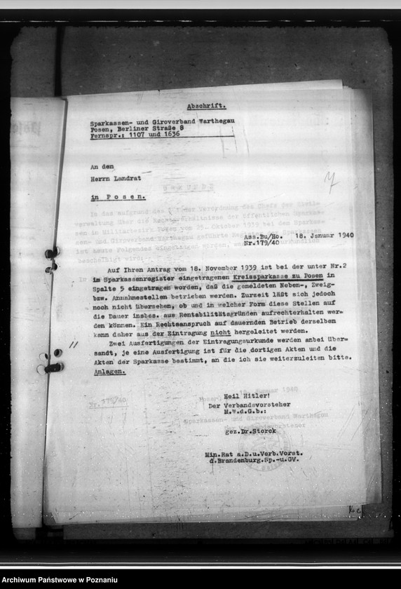 Obraz 11 z jednostki "Sparkassen und Giroverband Wartheland"