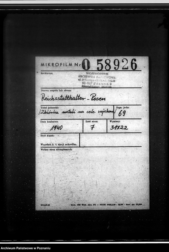 Obraz 2 z jednostki "Zbiórka metaliczna cele wojskowe"