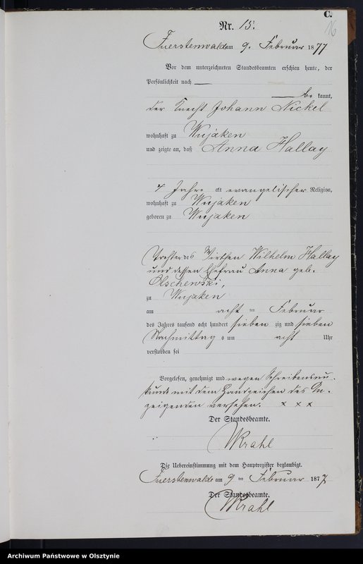 image.from.unit.number "Sterbe-Neben-Register Nr 1 - 162"