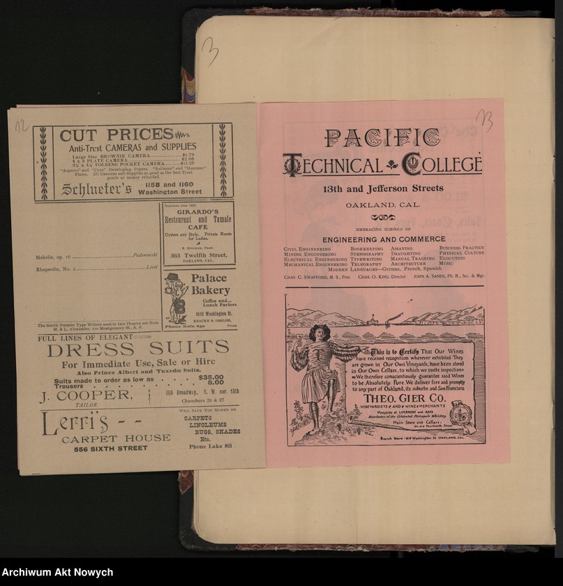 image.from.unit.number "Amérigue (Programy koncertów w czasie tourneé w Stanach Zjednoczonych i Australii)"