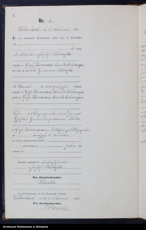 image.from.unit.number "Sterbe-Neben-Register Nr 1 - 47"