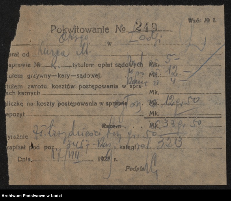 Obraz 4 z jednostki "Moszek Kurc – fabryka wyrobów półwełnianych i bawełnianych"