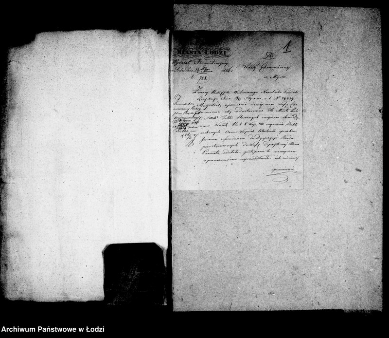 Obraz 5 z jednostki "Akta tyczące się poczynionych forszusów z kasy miasta Łodzi od roku 1846 po koniec roku"