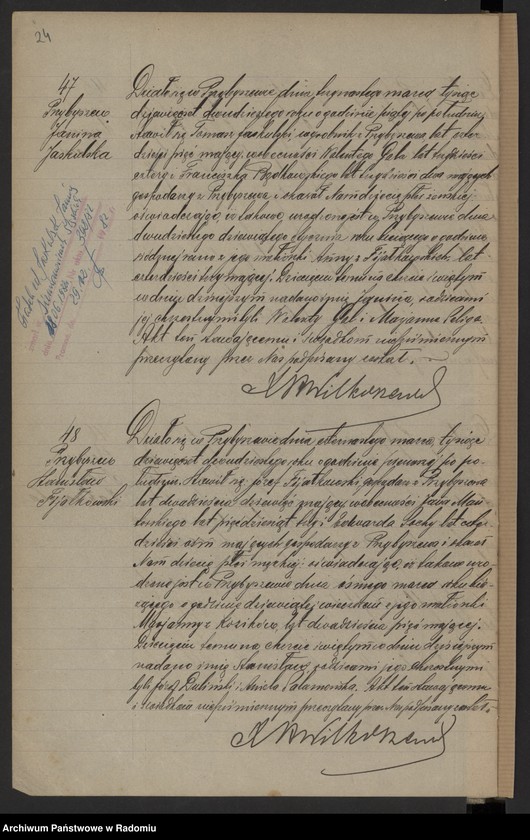 image.from.unit.number "[Duplikat akt urodzonych, zaślubionych i zmarłych parafii Przybyszew w 1920 roku]"