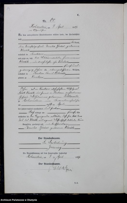 image.from.unit.number "Sterbe-Neben-Register Nr 1 - 54"