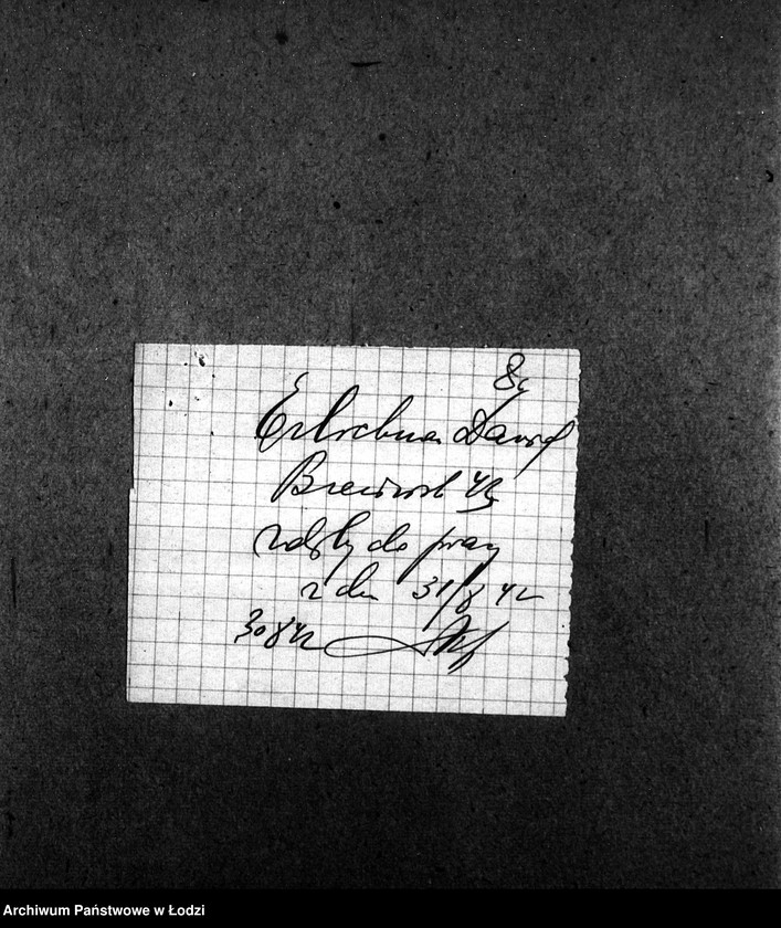 Obraz 11 z jednostki "Trenn-Abteilung. Am Bach 4 [Zasiłki chorobowe dla pracowników, zaświadczenia lekarskie, listy zatrudnionych]"