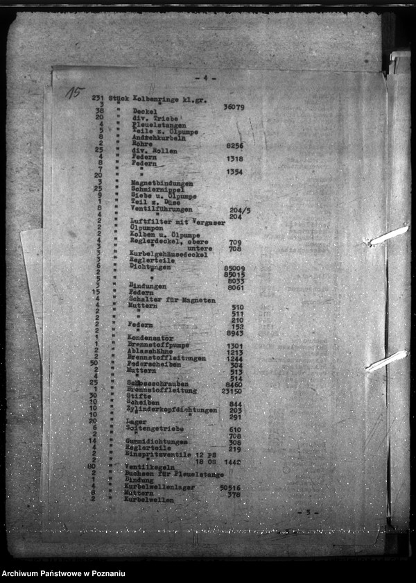 Obraz 19 z jednostki "Verwertete Warschauer Räumungsgüter"