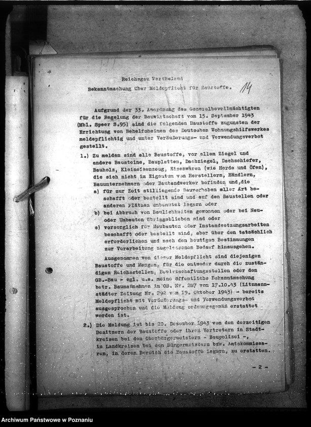 Obraz 19 z jednostki "Verwaltungsangelegenheiten der Abteilung VII A."