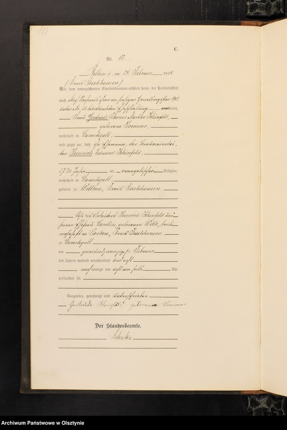 image.from.unit.number "Sterbe-Haupt-Register Nr 1 - 82 i 1 - 71"