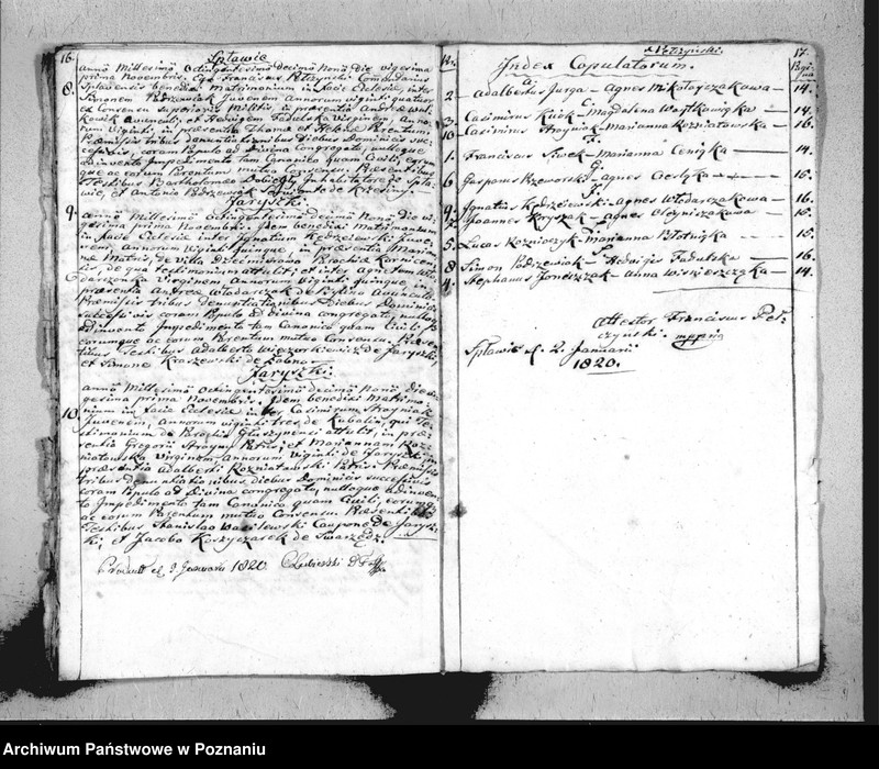 Obraz 11 z jednostki "Liber baptisatorum, copulatorum, mortuorum"