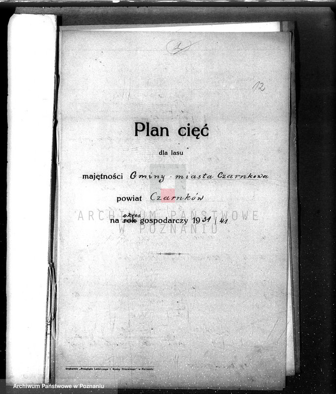 Obraz 16 z jednostki "/Nadzór nad gospodarką leśną gminy miasta Czarnkowa"