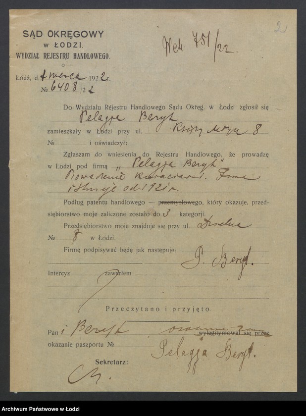 Obraz 4 z jednostki "Pelagja Beryt - prowadzenie kwiaciarni"