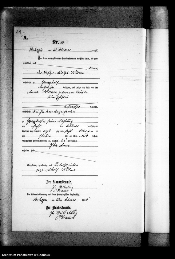 Obraz 15 z jednostki "Księga urodzeń"