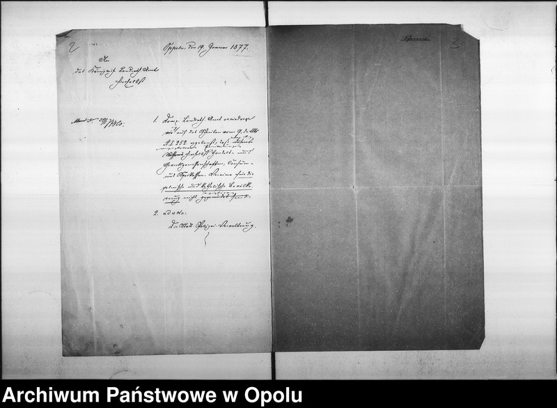 Obraz 6 z jednostki "Acta des Magistrats zu Oppeln betreffend die im Kreise Oppeln bestehenden Erwerbs und Wirtschafts-Genossenschaften polnischer oder katholischer (ultramontaner) Vereine"