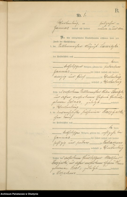 image.from.unit.number "Heiraths-Haupt-Register Nr 1 - 31"