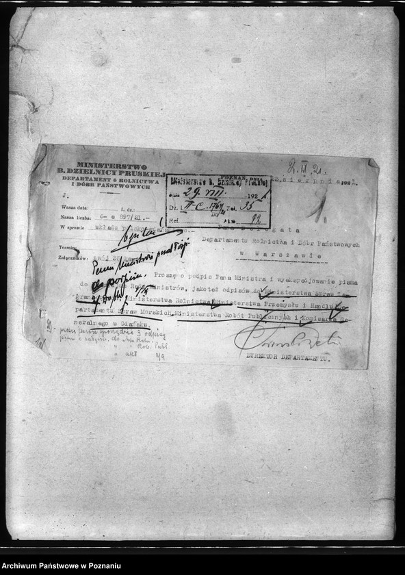 Obraz 5 z jednostki "Deleg. Departamentu Rolnictwa i D. Państw. Rybołówstwo"