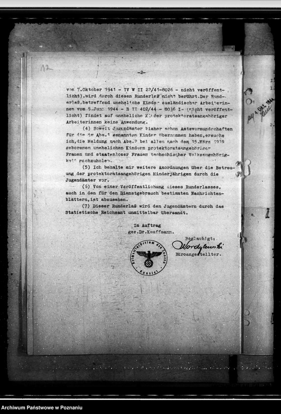 Obraz 16 z jednostki "Amtsvormundschaft über uneheliche Kinder. Jugendverwahrlager für Polen. Polnische uneheliche Kinder."