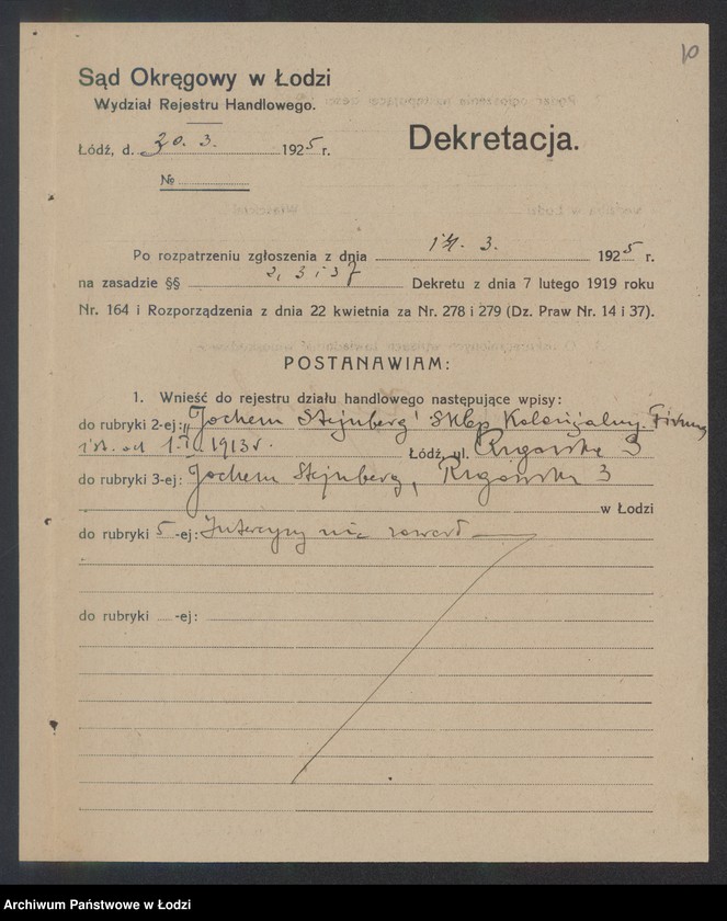 Obraz 12 z jednostki "Jochem Stejnberg- sklep kolonialny"