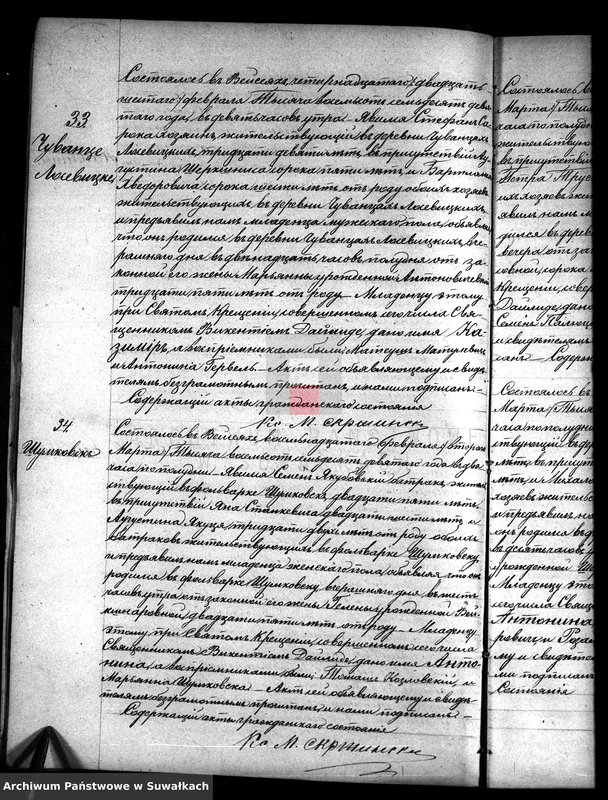 Obraz 15 z jednostki "Duplikat aktov rodivšichsja, umeršich i brakosočetavšichsja vejsejskogo rimsko-katoličeskogo prichoda na 1879 god"