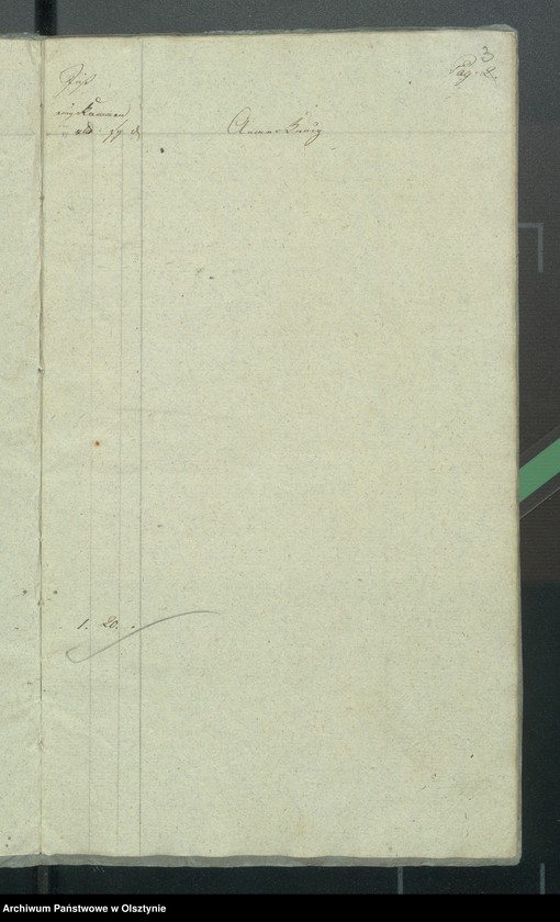 image.from.unit.number "Kirchen Rechnung über Einnahme und Ausgabe bei der ewangelischen deutschen und polnischen Kirche zu Riesenburg"