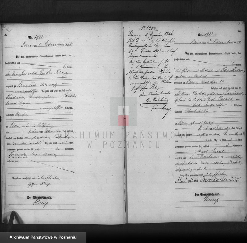 Obraz 8 z jednostki "Księga urodzeń t. V"